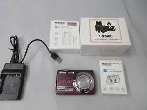 Nikon Coolpix S220 10MP 3X Zoom Digital Camera w/ NEW Charger & batteries w/2GB - Picture 1 of 10