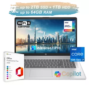 HP Laptop Computer 17.3 Touchscreen 10-Core Intel i7 Up to 64GB RAM 2TB SSD Pro - Picture 1 of 10