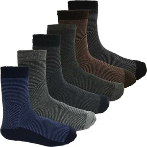 Mens Lambs Wool Blend Socks (3 PAIRS) 6-11 Everyday Suit Socks Anti Bacterial - Picture 1 of 7