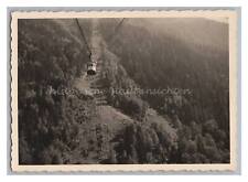 Chamonix Mont Blanc Frankreich 1955 - Gondel Bergbahn - Altes Foto 1950er