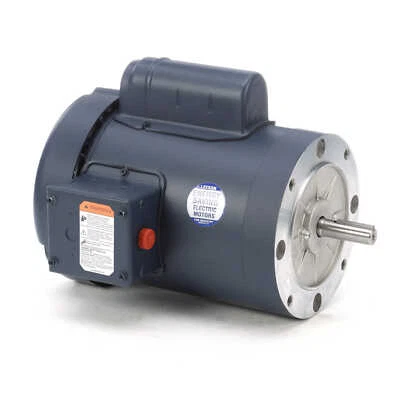 Leeson 110041.00 Electric Motor 1 HP 1725 Rpm 1-PH 115/208-230 V 56C M6C17FC3M - Image 1 of 4