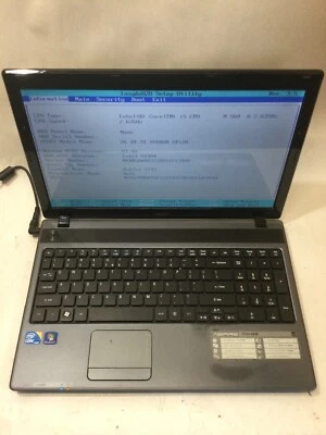 ACER ASPIRE 5733 - INTEL I5 M560 - 4GB RAM - BOOTET AUF BIOS - BESCHREIBUNG LESEN - BB - Bild 1 von 4