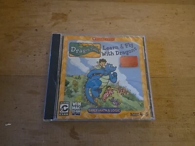 Scholastic Dragon Tales Learn & Fly With Dragons Early Math & Logic Ages 4-6 CD  - Image 1 of 3