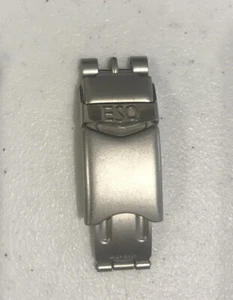ESQ Watch Clasp 16mm Stainless Steel Original New - Picture 1 of 1