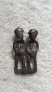 A NICE SENUFO BRONZE PENDANT, african, tribal, lobi - Picture 1 of 2