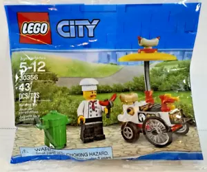 (30356) LEGO CITY Hot Dog Stand NEW SEALED RETIRED TOWN BUILDING MODULAR CREATOR - Picture 1 of 2