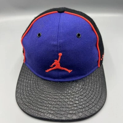 Air Jordan Hat Youth Blue Black Infrared Jumpman Snap Back Cap - Image 1 of 4