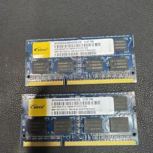 Elixir (8 GB, 4GB X 2 PC3-10600S. MM1183130G.x1. M2S4G64CB8HD5N-CG - Picture 1 of 2