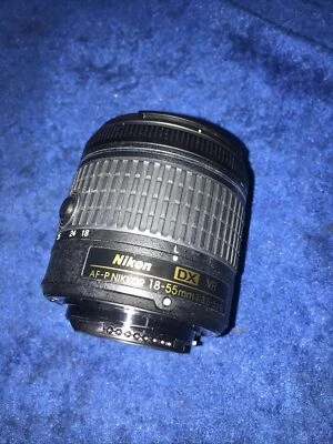 Nikon AF-P 18-55mm Nikkor 1:3.5-5.6G VR DX Lens ∞-0.25m/0.82ft - Image 1 of 4
