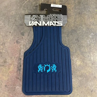 Alfombrillas de plástico color para furgoneta Chevy Astro GMC Safari 1984+ goma azul vintage NOS Foto 1 de 3