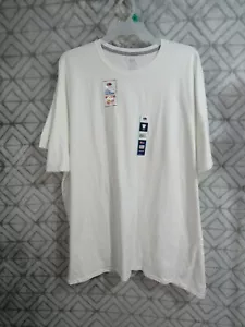New Fruit of the Loom T Shirt Size 4XL White Round Neck Short Sleeve Casual Work - Picture 1 of 4