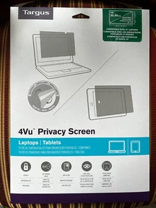 Targus 4Vu Privacy Screen for 14-Inch Widescreen (16:9 Ratio) Laptops - New - Picture 1 of 3