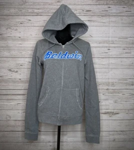 New Baldwin School Full Zip Hoodie Women's Large Gray - Picture 1 of 9