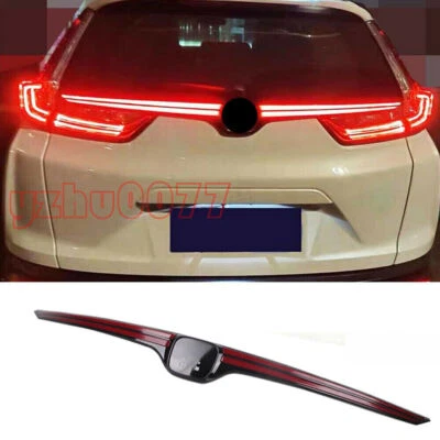 Luz trasera LED de freno central para maletero trasero negro brillante para Honda CR-V CRV 2017-2022 Foto 1 de 4