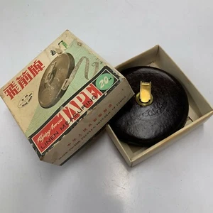 Vintage Flying Arrow Linen Measuring Tape 66 FT Original Box & Paperwork - NICE! - Picture 1 of 12