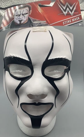 STING  BRAND NEW Mattel WWE Officially Licensed Wrestling Mask "WCW - AEW" Cover