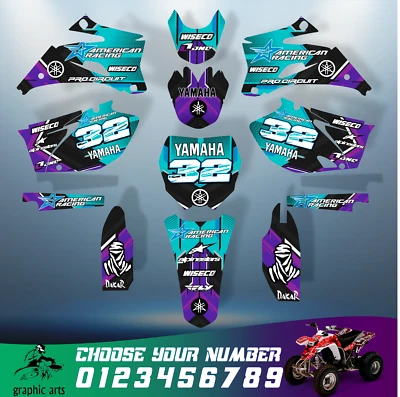 Yamaha YZF250-450 2006 2007 2008 2009 yzf450 yz250f yz450f kit gráficos pegatinas Foto 1 de 4