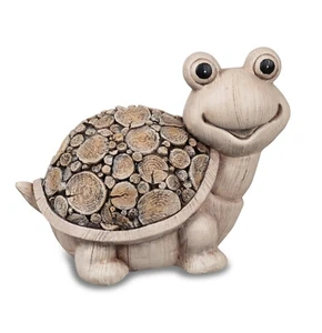 Deko Schildkröte Garten Tier Figur Skulptur Landschildkröte Objekt Schnecke - Bild 1 von 1