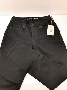 Universal Thread Jeans Damen Größe 2 Curvy Skinny Jeans Schwarz Neu mit Etikett - Bild 1 von 3