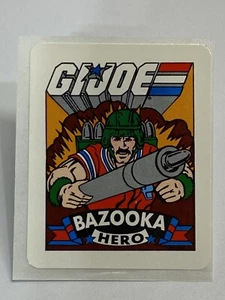 1986 Hasbro Milton Bradley G. I. Joe BAZOOKA Sticker *FREE SHIPPING* - Picture 1 of 1