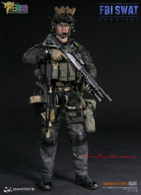 Perfect Damtoys 78044B 1/6 Fbi Swat Team Agent - San Diego Midnight Ops Nuevo Foto 1 de 4