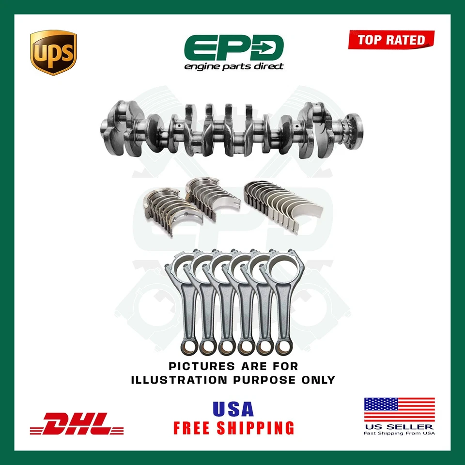 BMW N57D30 3.0 DIESEL ENGINE (4 WEB) FORGED CRANKSHAFT & ENGINE REBUILD KIT - CS - Image 1 of 1