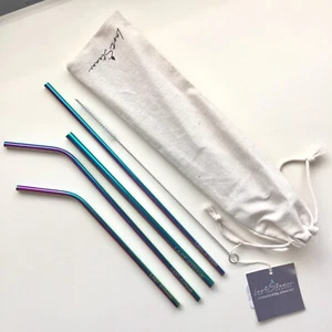 Last Straw 6 piece Reusable Straw Set - Picture 1 of 15