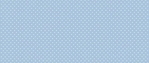 PVC abwischbare Vinyl Tischdecke klein hellblau/weiß gepunktet (puderblau) - Bild 1 von 2