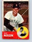 Vintage Baseball Card Topps 1963 Boston Red Sox Russ Nixon  No36