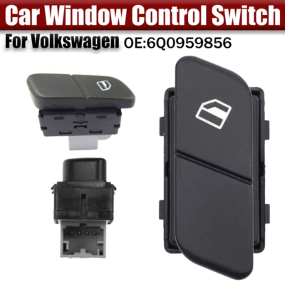 Interruptor de control de ventana maestra de coche ABS 6Q0959856 para Volkswagen Polo 2001-2012 Foto 1 de 4
