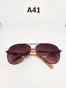Cole Haan C669 Aviator Sunglasses brown 51 63-11 130 - Picture 1 of 6
