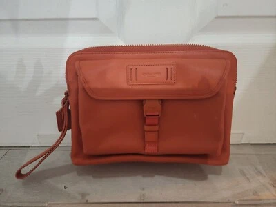 NUEVO COACH Nueva York Naranja Pequeño iPad Estuche/Cartera/Muñequera con Estuche Foto 1 de 3
