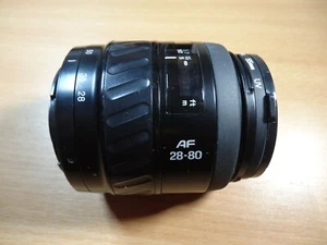 Minolta 28-80 f4-5.6 Macro lens for Sony Alpha A100, A350, A580 etc, tidy - Picture 1 of 5