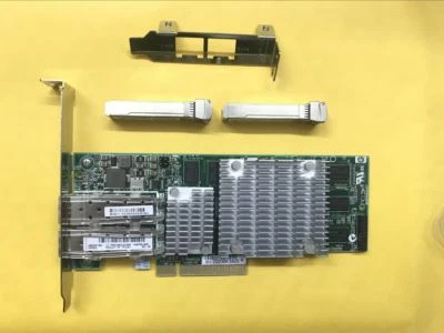 HP NC522SFP Dual Port 8lane PCI-e 10GbE  468349-001 Server Adapter With 2 Transc - Image 1 of 4