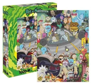 1000 piece Jigsaw Puzzle RICK and MORTY CAST Licensed by Aquarius - Bild 1 von 8