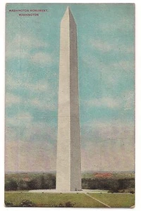 George Washington Monument DC Postcard District of Columbia DB Divided Back - Picture 1 of 2