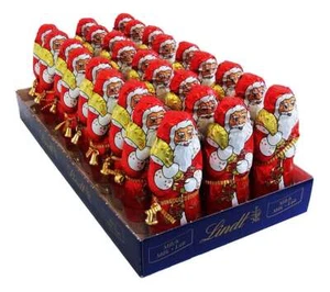 Lindt Weihnachtsmann Hohlfigur aus Alpenvollmilch 70g 27er Pack - Bild 1 von 1