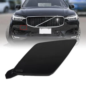 1x Primed Front Bumper Tow Hook Eye Cover Cap Trim Fit For Volvo XC60 2018-2021 - Picture 1 of 14