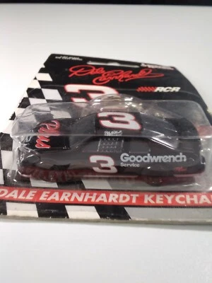 Dale Earnhardt #3 钥匙链 NASCAR 复古 1998 年 NOS 卡传说 罕见 VHTF 压铸 — 第 1/4 张图片