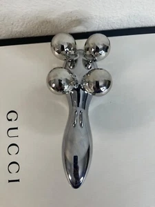 ReFa 4 CARAT Beauty Facial Roller Face Body Massager Silver Handheld - Picture 1 of 6
