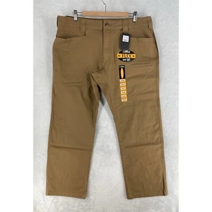 Pantalones Noble Outfitters Para Hombre 38x30 Tostado Flex Lona Trabajo Sueltos Exterior NUEVO - Imagen 1 de 13