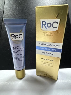 RoC Multi Correxion Even Tone+Lift Eye Cream 0.5 Fl Oz/15ml Reduces Dark Circles - Image 1 of 4