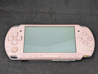 B1039 Sony PSP 3000 console Pink Handheld system Japan w/memory fx - Image 1 of 4
