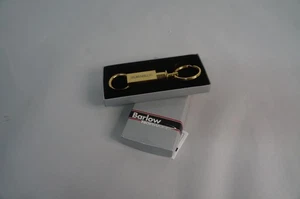 Neuer seltener goldfarbener Barlow Subaru Original Schlüsselanhänger Ring - Bild 1 von 3