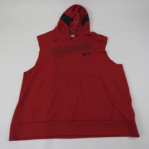 Washington Nationals Nike MLB Authentic Sweatshirt Men's Red Used - Picture 1 of 6