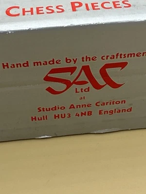 Juego de ajedrez SAC Studio Anne Carlton con caja original hecho a mano sin tablero Foto 1 de 4