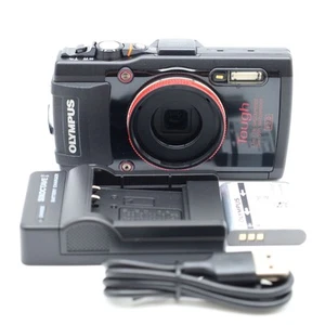 OLYMPUS STYLUS TG-4 Tough Digital Camera Black Excellent Condition - Imagen 1 de 9