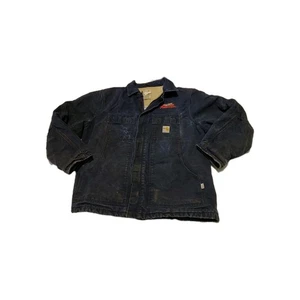 Chaqueta Carhartt FR Para Hombres XLarge Azul Trabajo Pato Lona Resistente al Fuego FRC066 DNY - Imagen 1 de 11