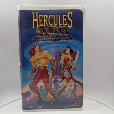 HERCULES & XENA - The Animated Movie: The Battle for Mount Olympus (VHS, 1997) - Image 1 of 4