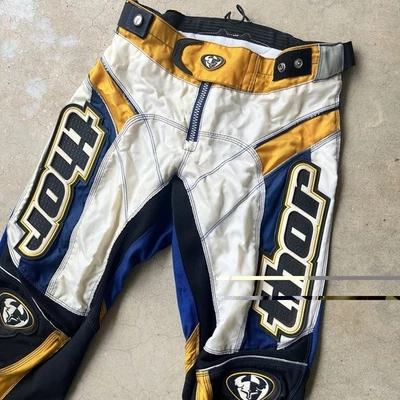 THOR MOTOCROSS PHASE 3.0 BLACK YELLOW PANTS Mens Sz 28 STYLE #1011, Off-road ATV - Image 1 of 4